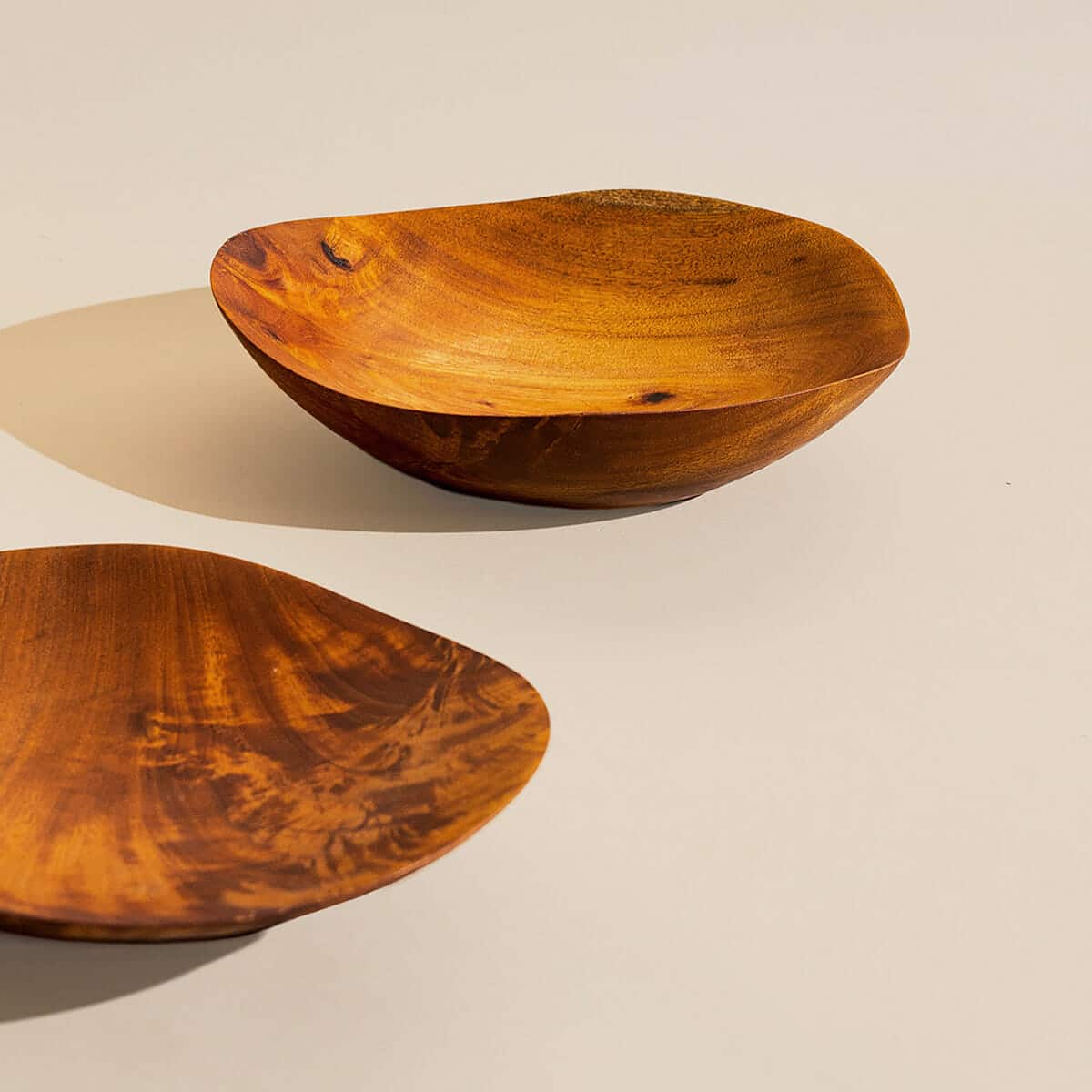 Wave bowls 2 Lightweight wooden Wave bowls