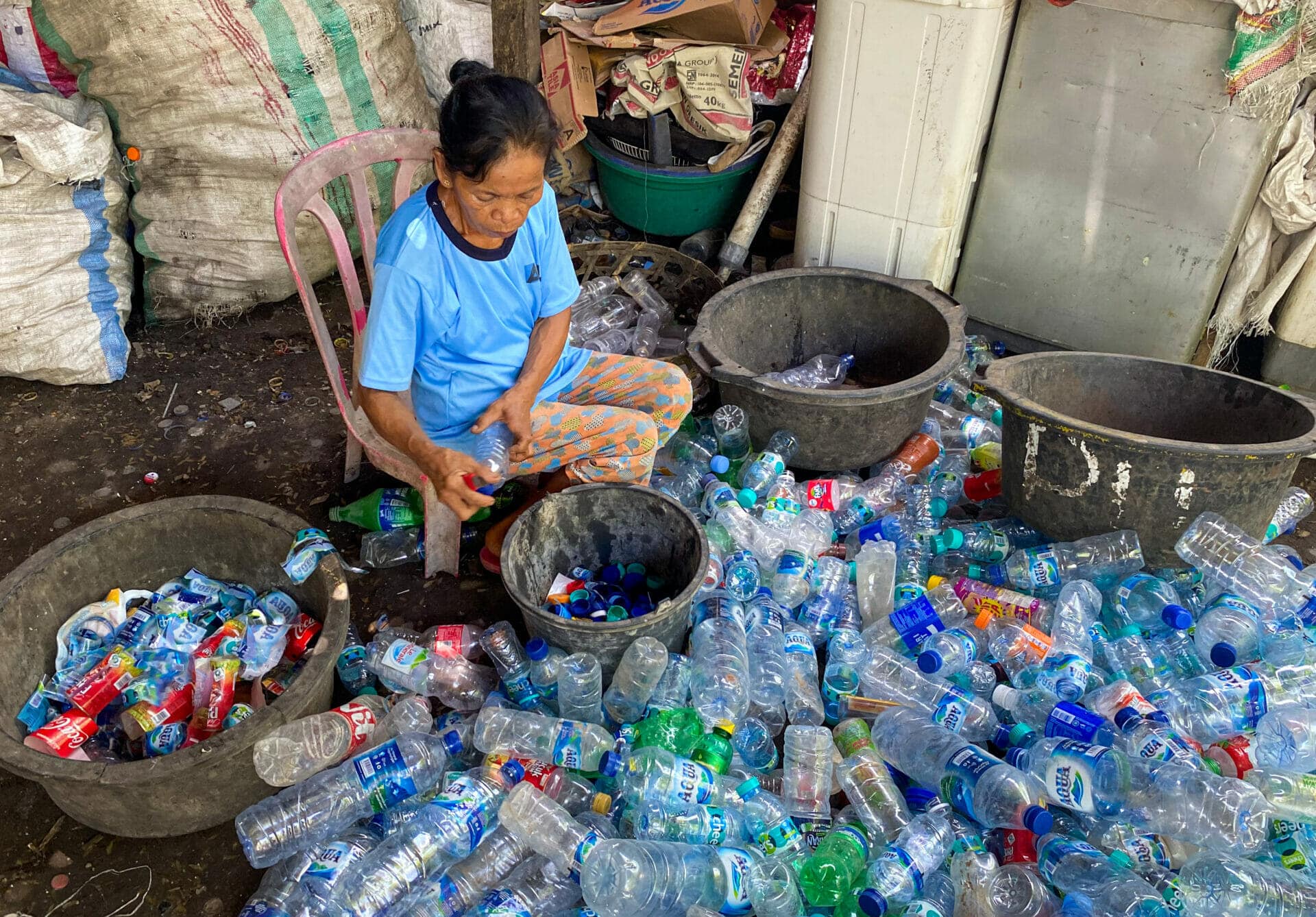 Plastic collection Bali Plastic collection Bali