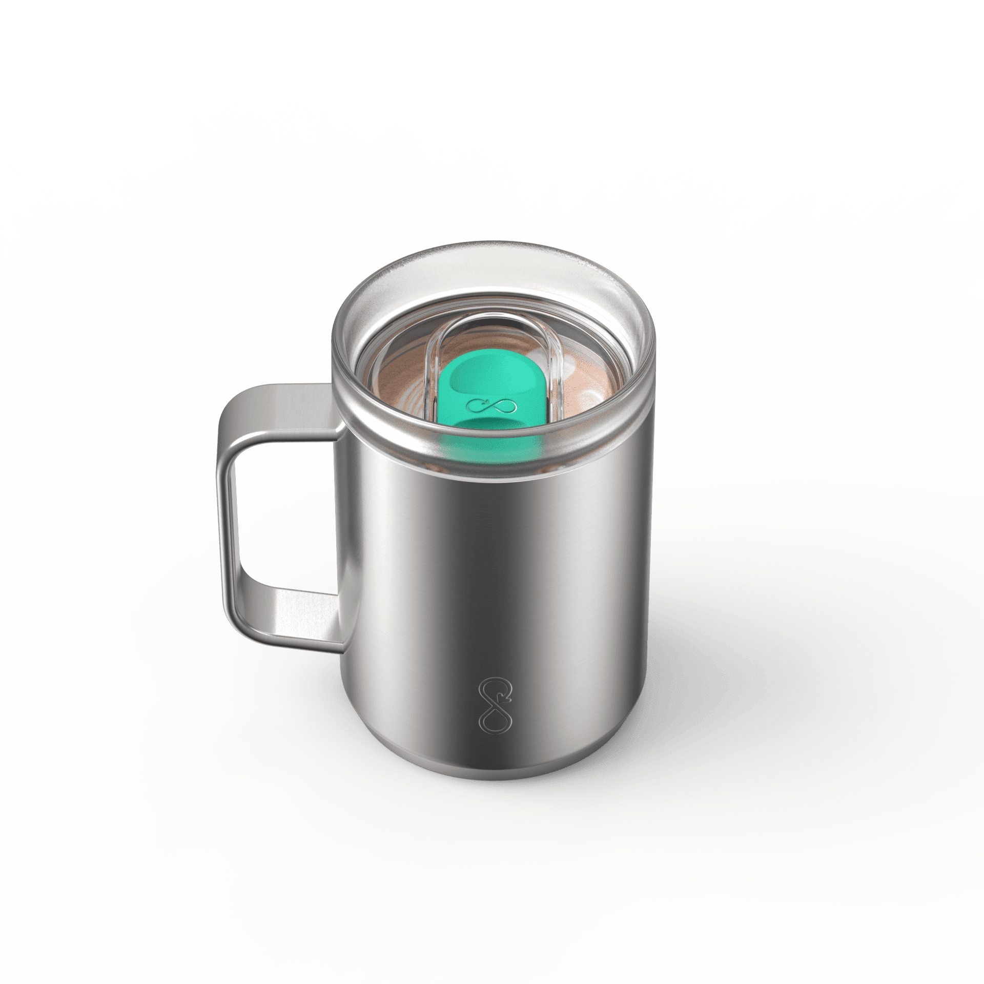 OB steel travel mug teal slider render scene bottles.481