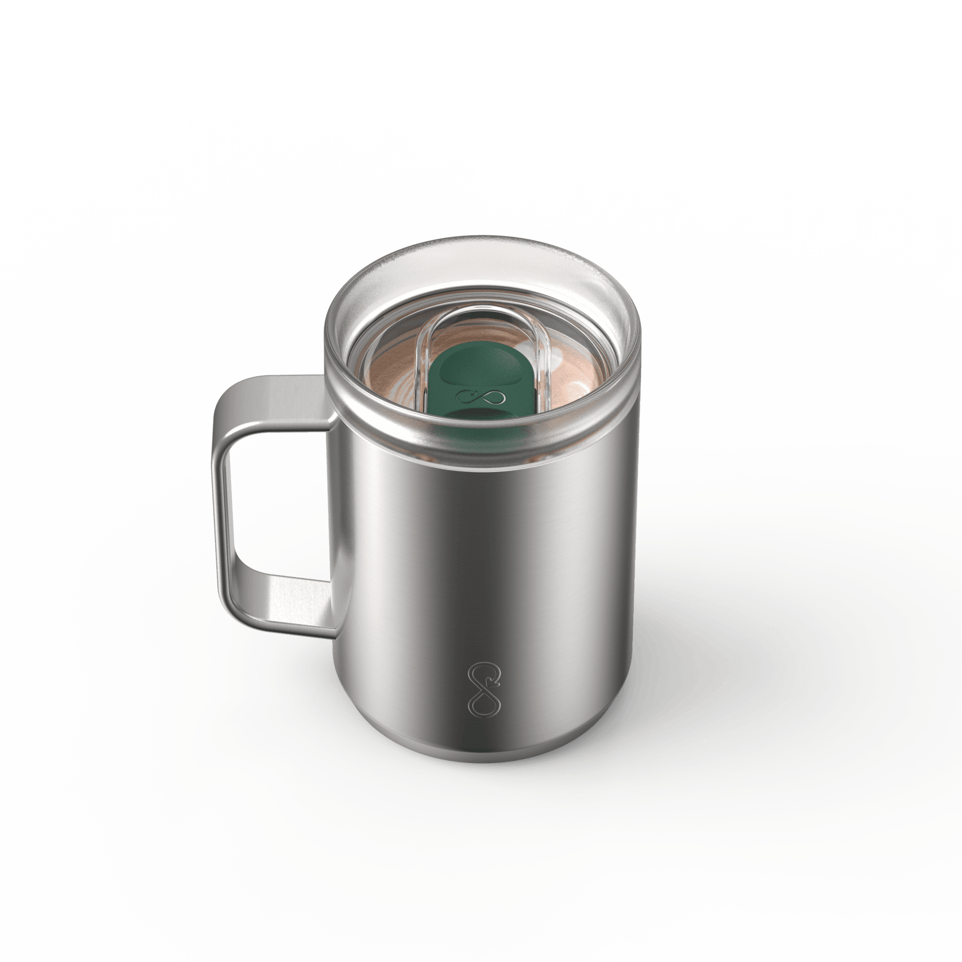 OB steel travel mug green slider render scene bottles.482