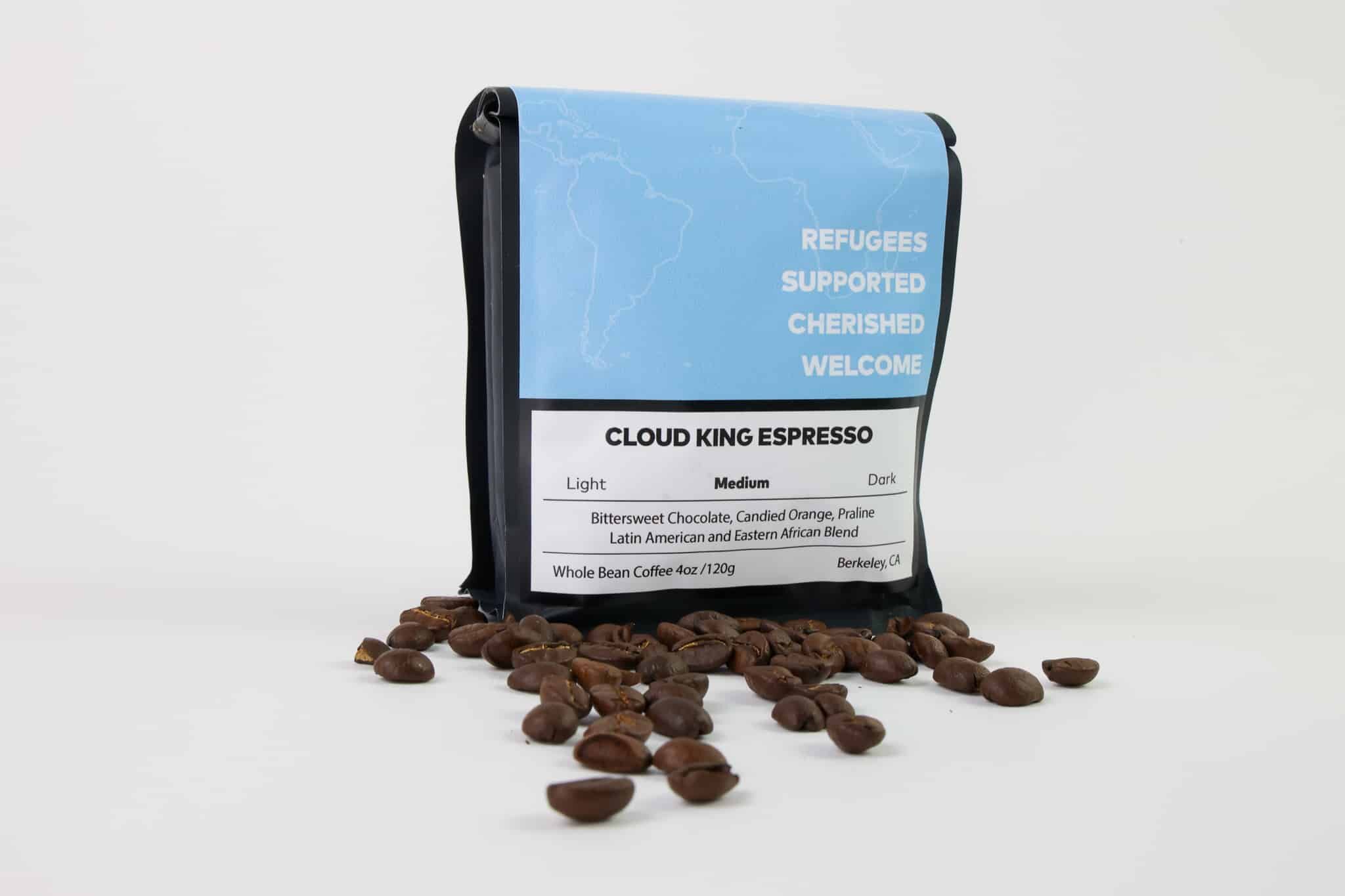 1951 Coffee 4oz corporate gift of coffee with beans in front