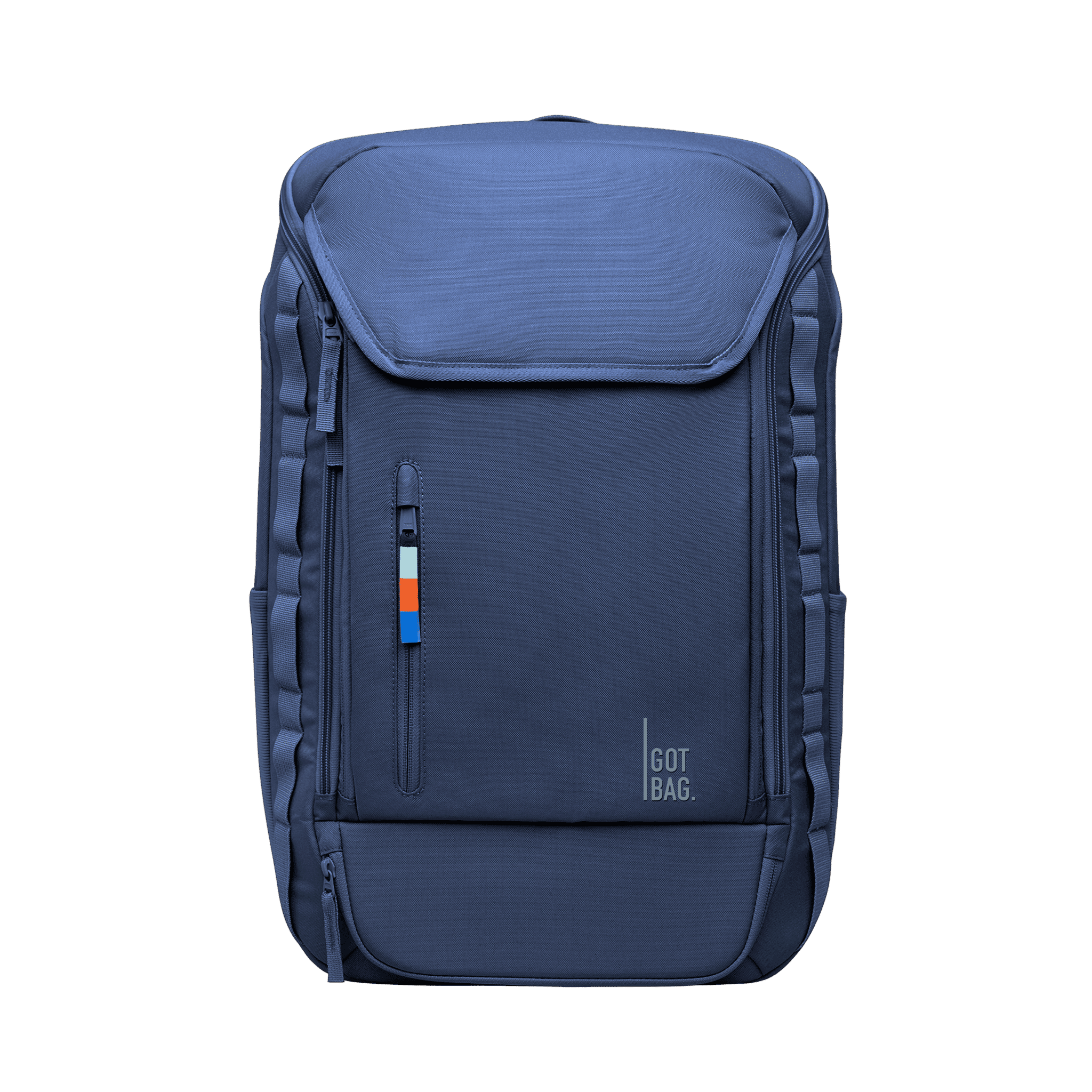 PRO PACK TRAVEL ocean blue Travel backpack in ocean blue for corporate gifting, featuring a professional design and made from recycled materials.