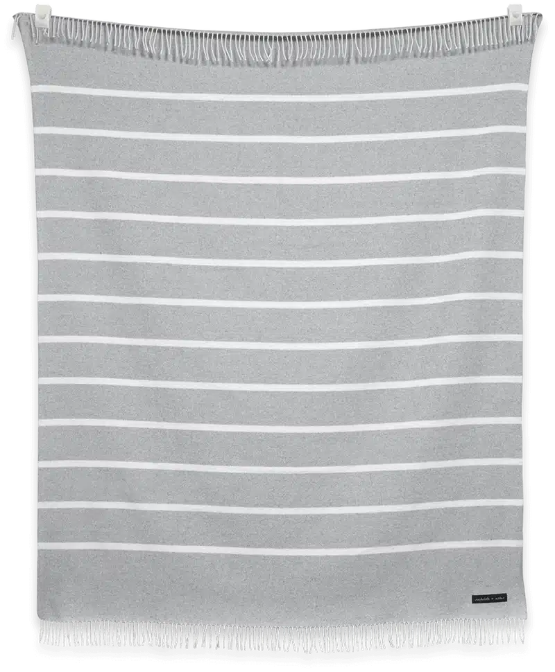 Sackcloth & Ashes blanket essentials vista grey front blanket essentials vista grey front