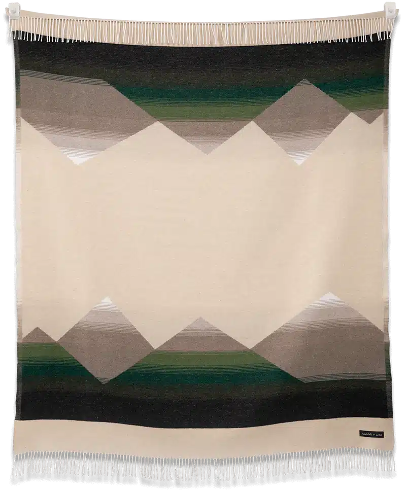 Sackcloth & Ashes blanket mountain timber front blanket mountain timber front