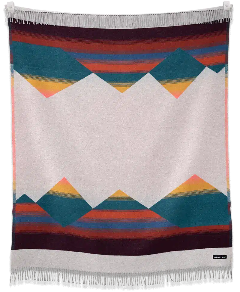 Sackcloth & Ashes blanket mountain tropic front blanket mountain tropic front