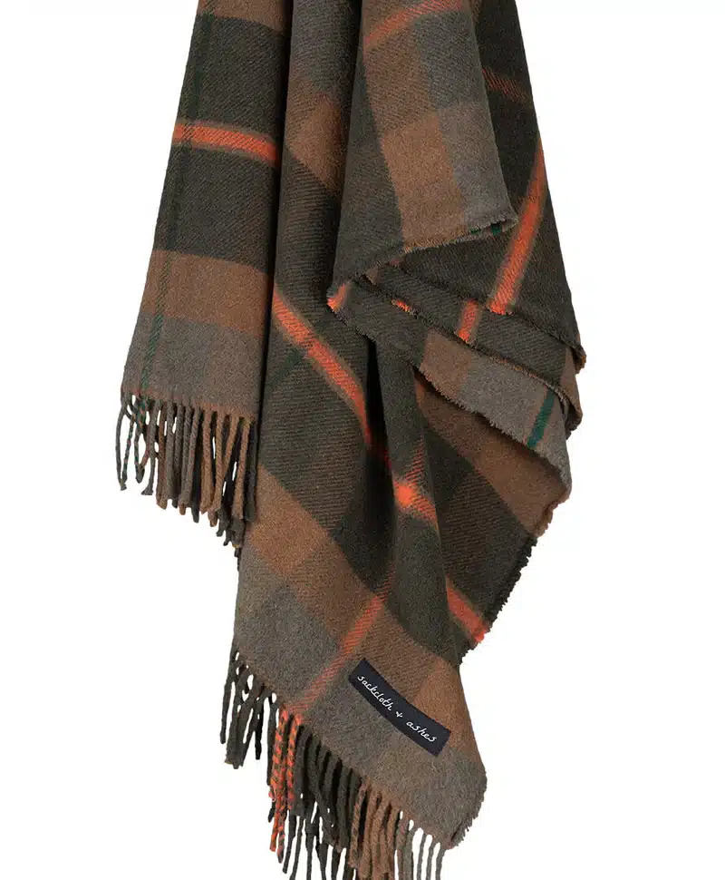 Sackcloth & Ashes product legacy olive blanket hanging 2 product legacy olive blanket hanging 2