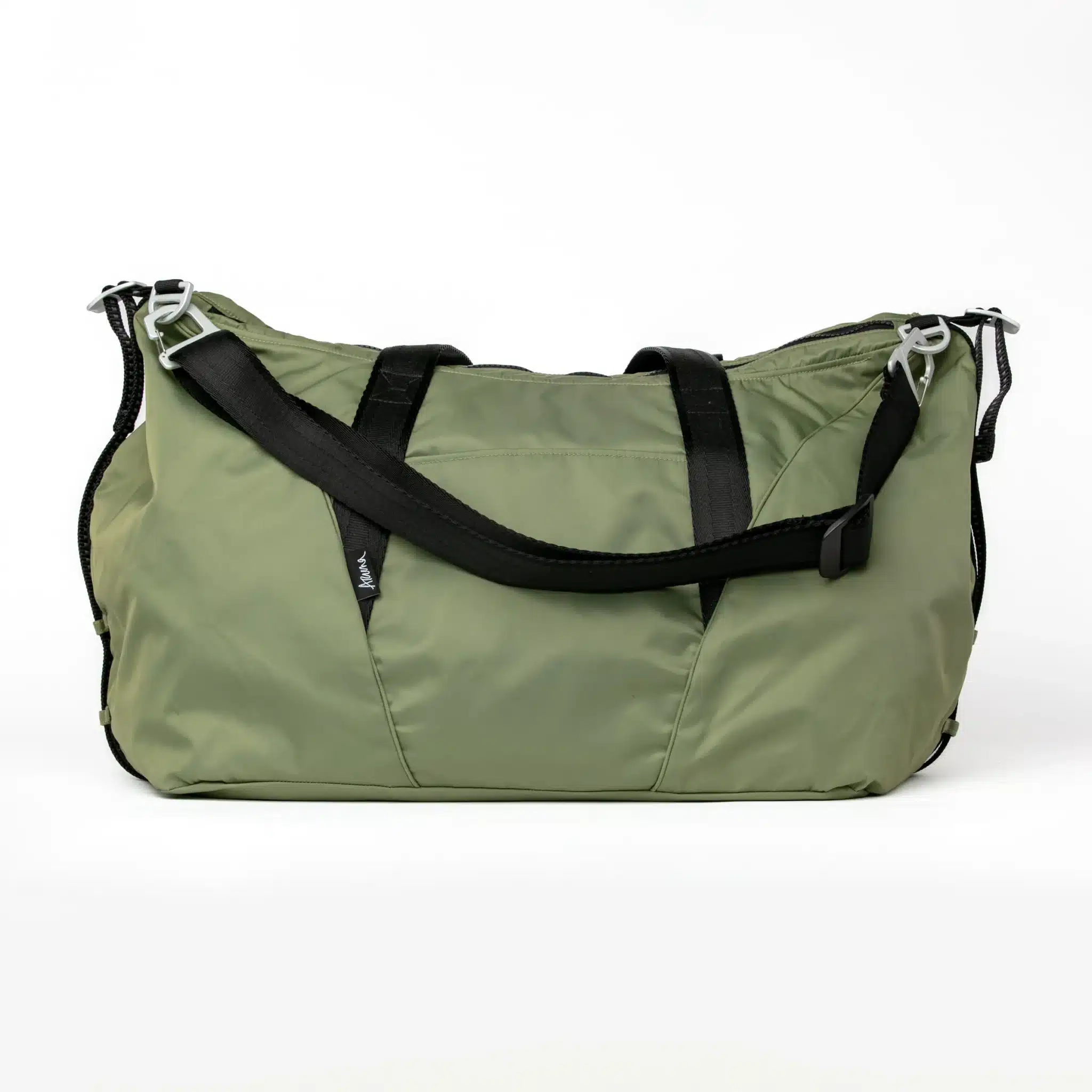 aruna duffel olive side strap aruna duffel olive side strap