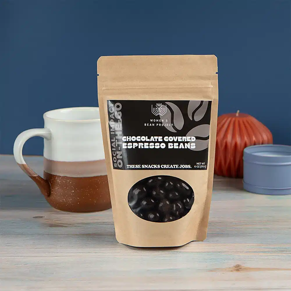 product chocolateespressobeans 6oz front product chocolateespressobeans 6oz front