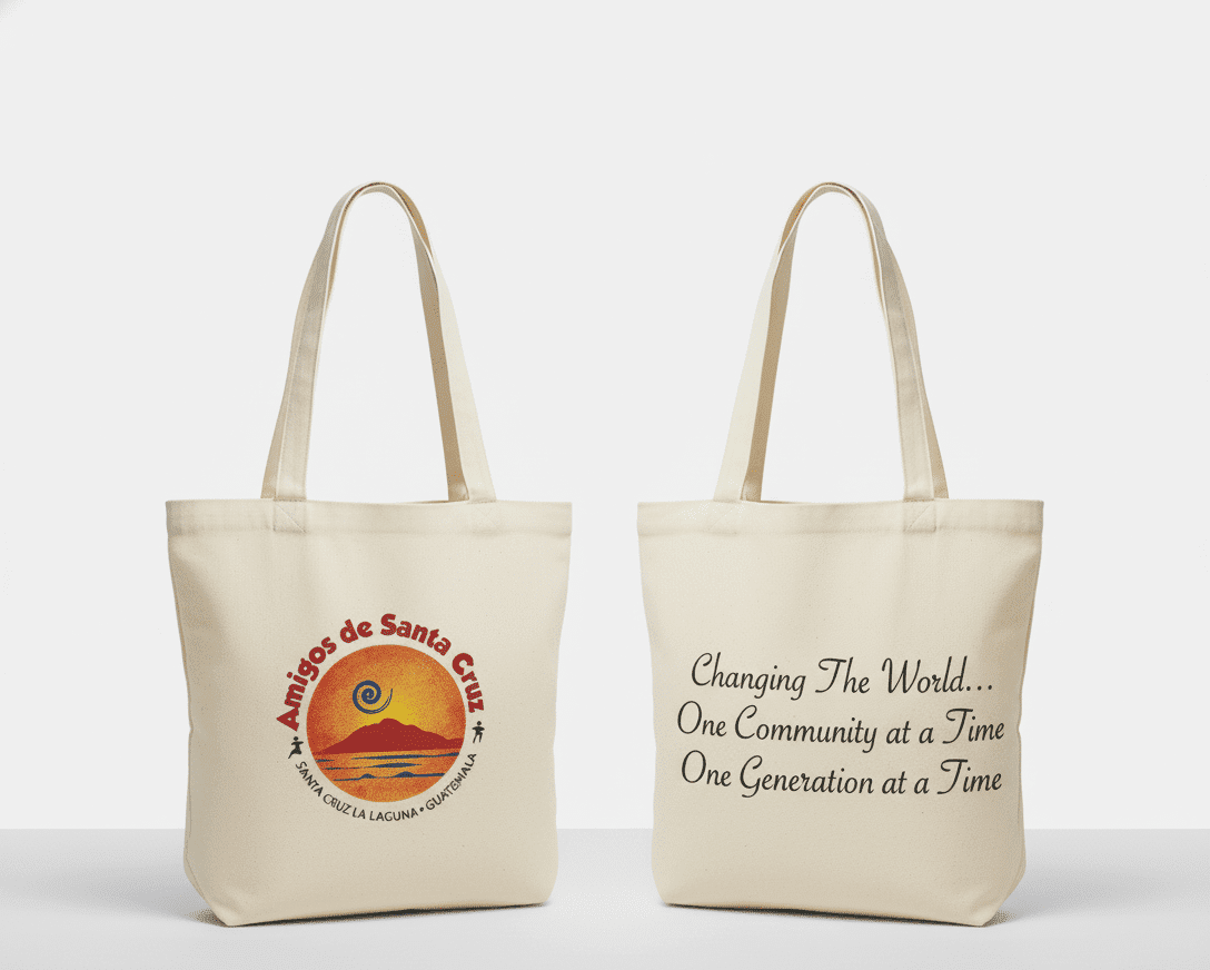 mi eelo carry her story bottom gusset totes two upright branded totes