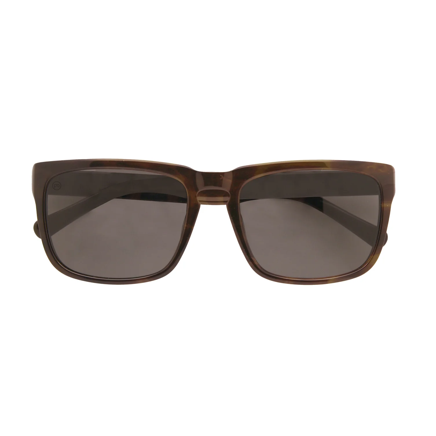 Wanderer Stoked Plastic Opolis Sunglasses A pair of brown sunglasses made from recycled plastic