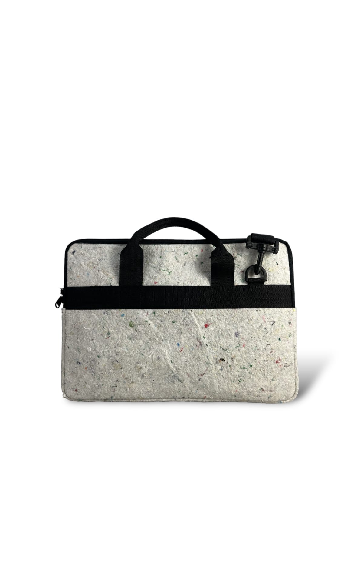 goodfelt laptop bag white back view back view of white laptop bag with black handles