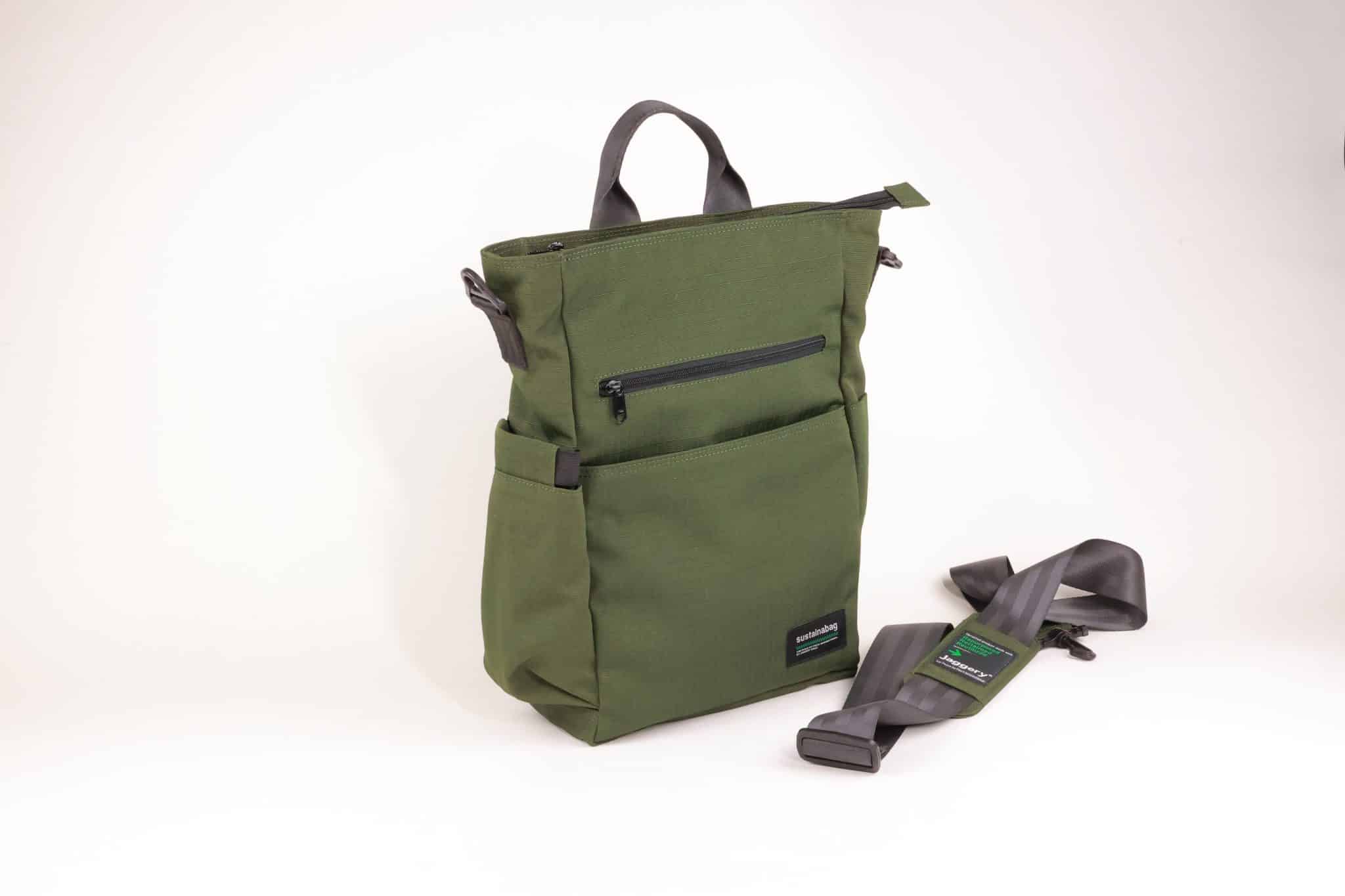 Jaggery NoBoundaries angle green removed strap NoBoundaries Backpack - Original - Image 4