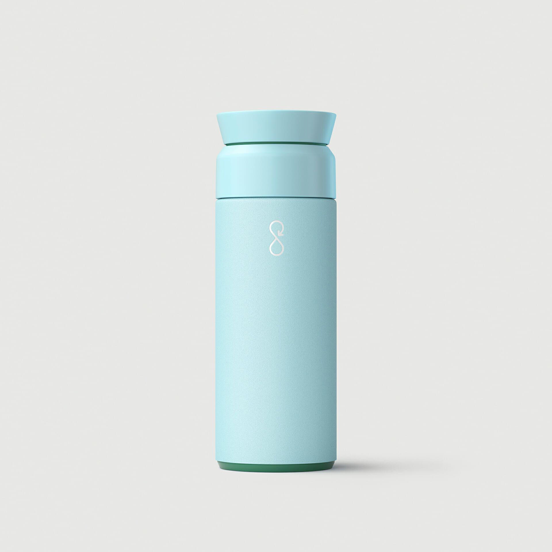 The Brew flask personalized stainless steel travel mugs are available in light blue The Brew flask personalized stainless steel travel mugs are available in light blue