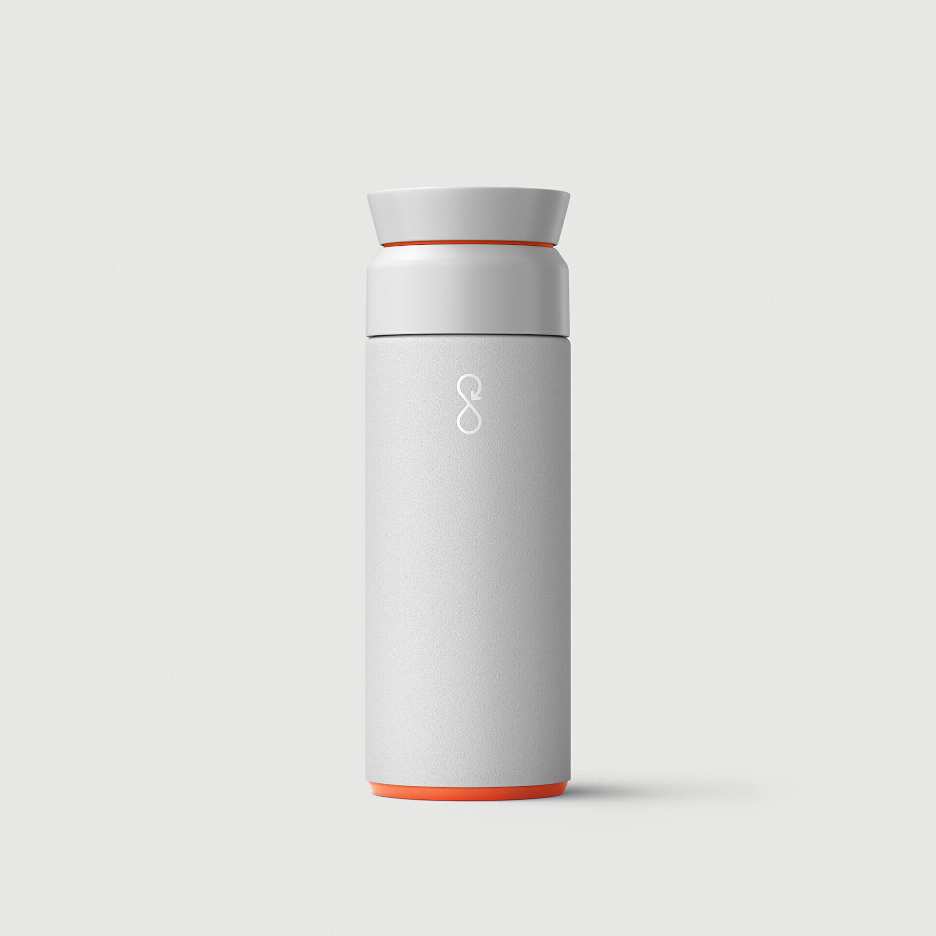 The Brew flask personalized stainless steel travel mugs are available in white The Brew flask personalized stainless steel travel mugs are available in white