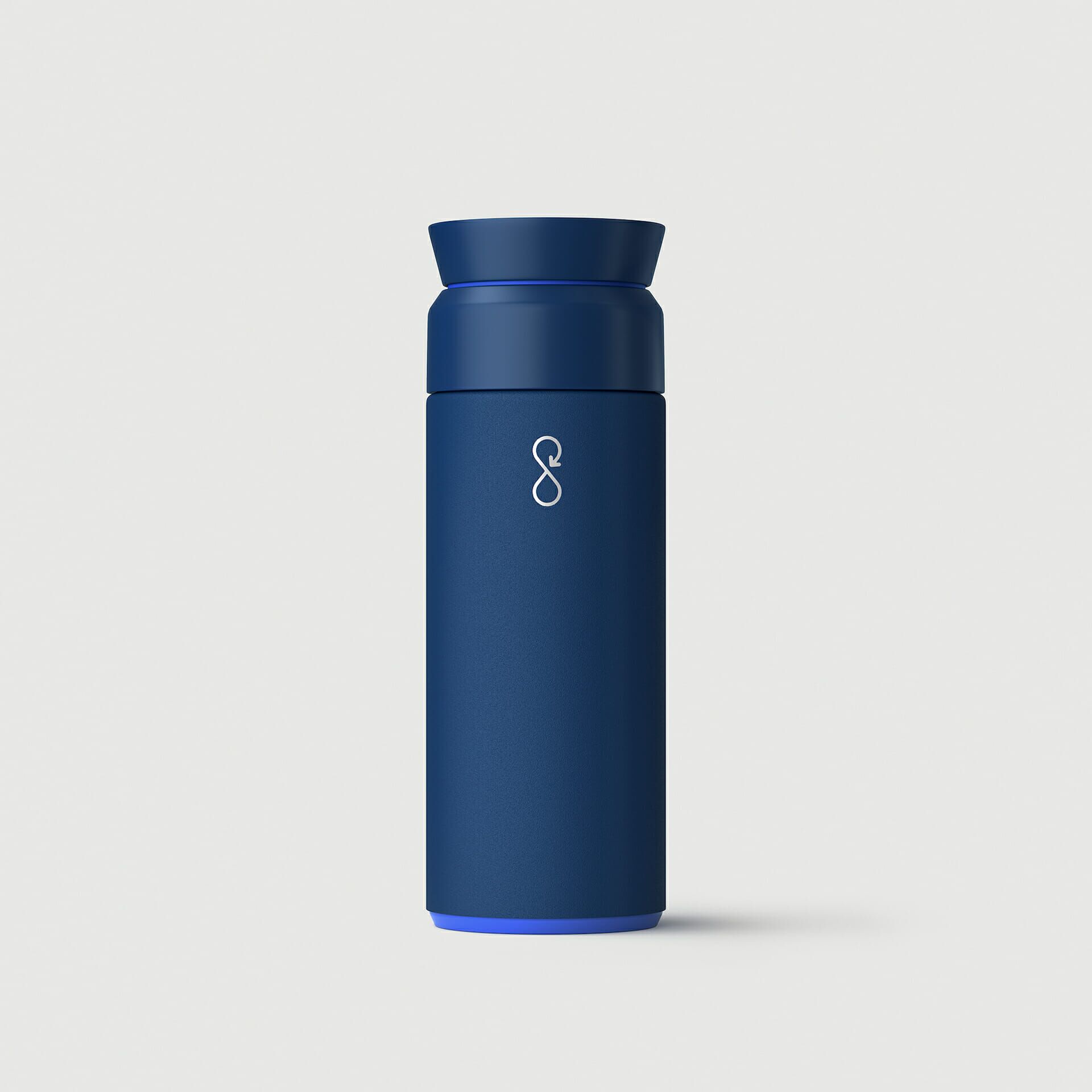 The Brew flask personalized stainless steel travel mugs are available in blue The Brew flask personalized stainless steel travel mugs are available in blue