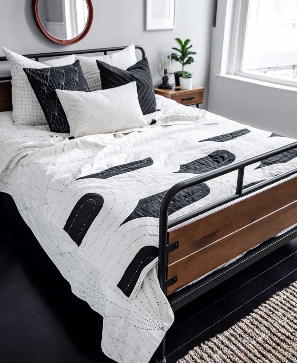 canopy quilt throw charcoal lifestyle 2 canopy quilt throw charcoal lifestyle 2