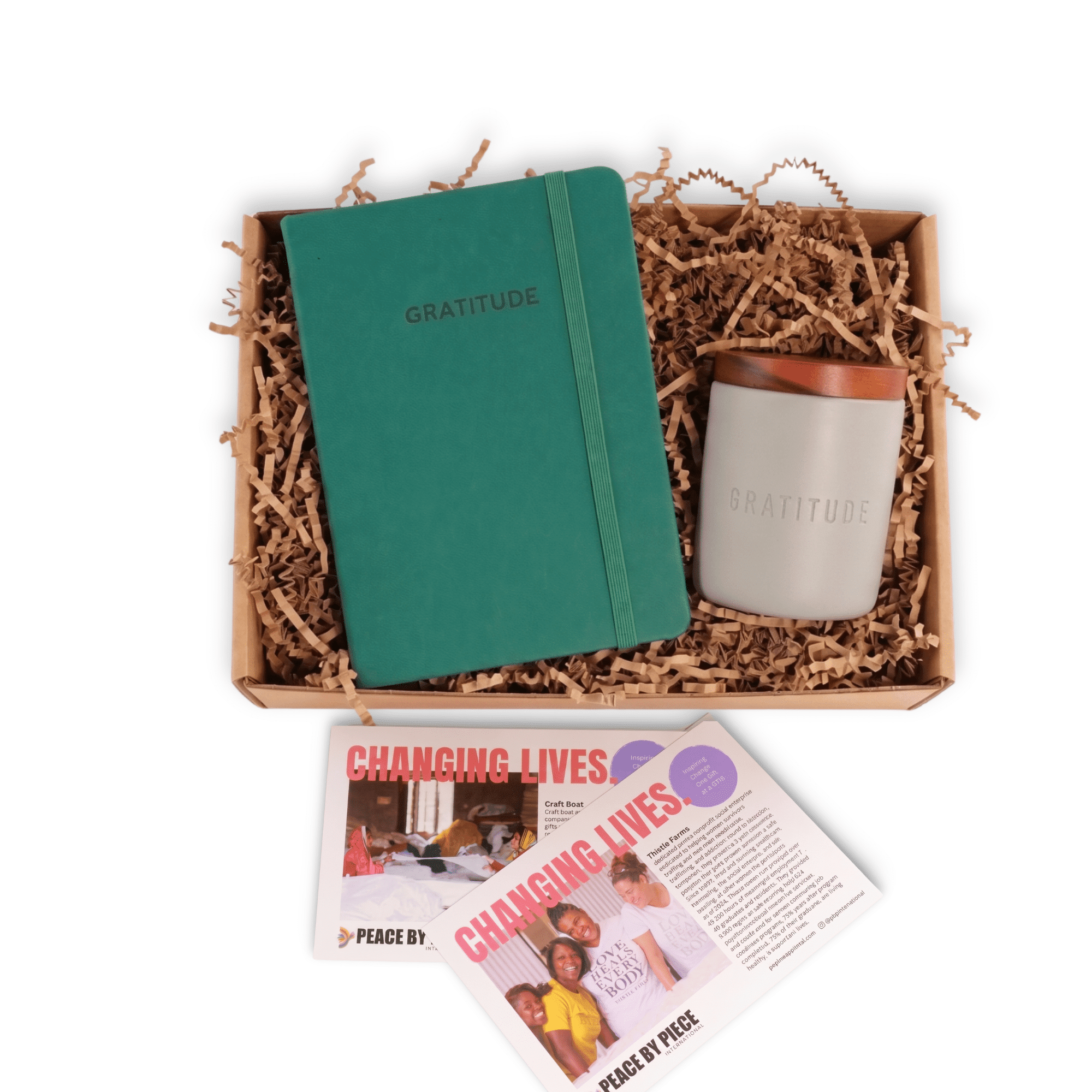 gratitude notebook candle gratitude notebook candle